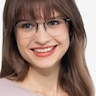 Wings Black MetalEyeglass Frames for Women from EyeBuyDirect