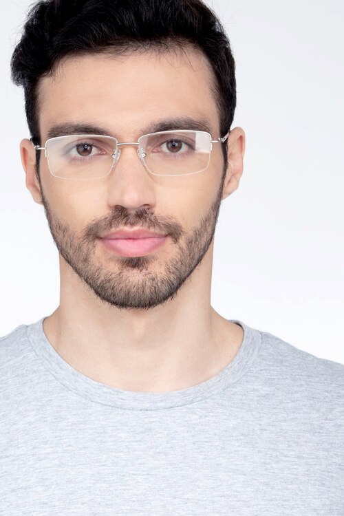 Studio Silver MetalEyeglass Frames for Men from EyeBuyDirect
