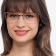 Kira Rose Gold MetalEyeglass Frames for Women from EyeBuyDirect