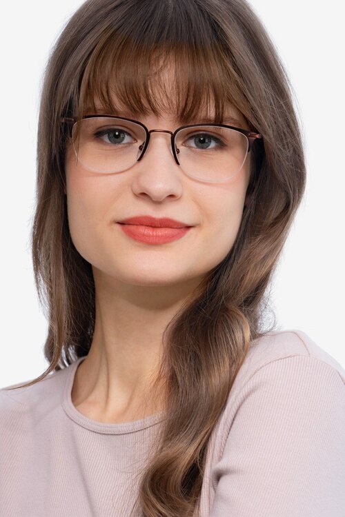 Elise Brun MétalMontures de lunettes de vue pour Femmes d'EyeBuyDirect