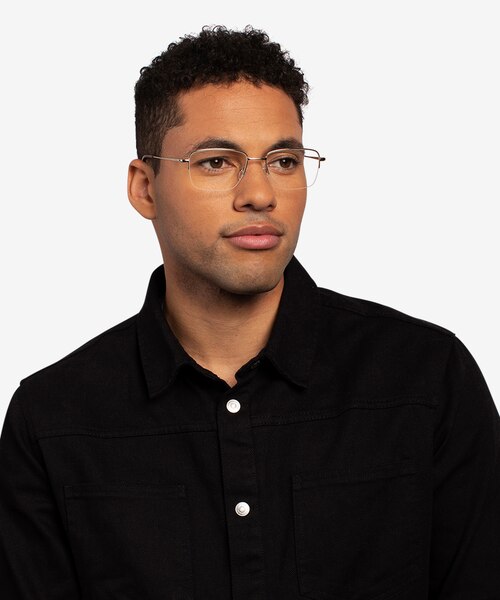 Dominic Gold MetalEyeglass Frames for Men from EyeBuyDirect