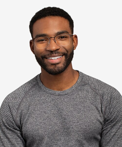 Owen Coffee MetalEyeglass Frames for Men from EyeBuyDirect
