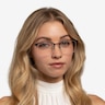Owen Bleu marine MétalMontures de lunettes de vue pour Femmes d'EyeBuyDirect