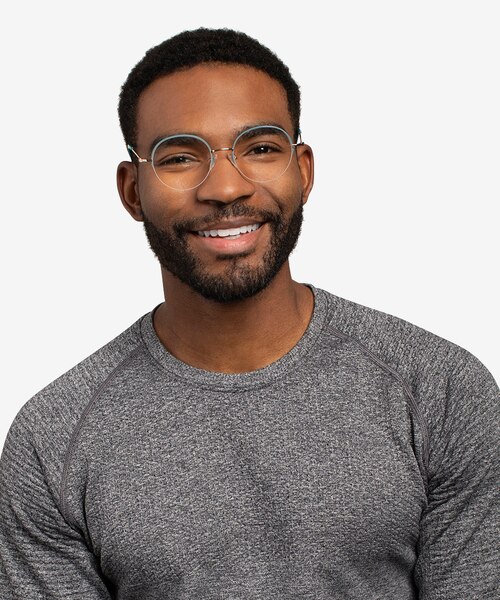 Takashi Green & Gold MetalEyeglass Frames for Men from EyeBuyDirect