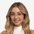 Takashi Green & Gold MetalEyeglass Frames for Women from EyeBuyDirect