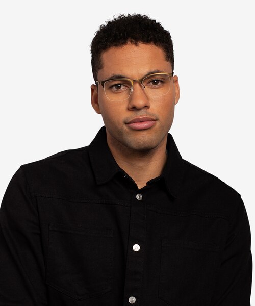 Quinton Bronze MetalEyeglass Frames for Men from EyeBuyDirect