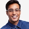 Travis Silver MetalEyeglass Frames for Men from EyeBuyDirect