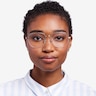 Breathe Gold MetalEyeglass Frames for Women from EyeBuyDirect