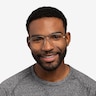 Breathe Argenté MétalMontures de lunettes de vue pour Hommes d'EyeBuyDirect
