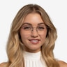 Written Navy MetalEyeglass Frames for Women from EyeBuyDirect