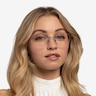 Written Bronze MetalEyeglass Frames for Women from EyeBuyDirect