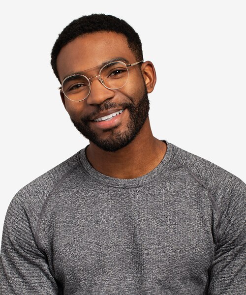 Miller Gold MetalEyeglass Frames for Men from EyeBuyDirect