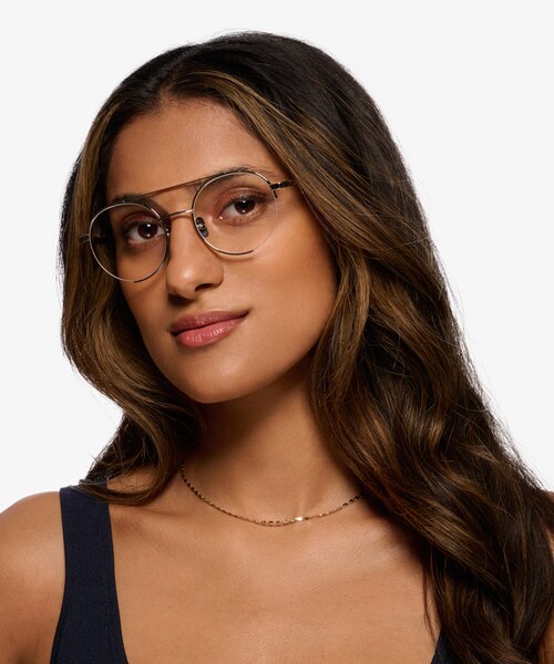 Miller Silver MetalEyeglass Frames for Women from EyeBuyDirect
