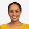 Miller Rose Gold MetalEyeglass Frames for Women from EyeBuyDirect
