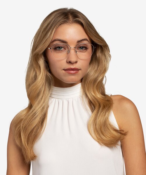 Lifetime Silver MetalEyeglass Frames for Women from EyeBuyDirect