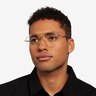 Universe Gold Tortoise MetalEyeglass Frames for Men from EyeBuyDirect