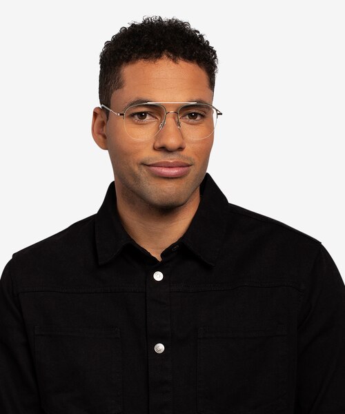 Universe Green Gold MetalEyeglass Frames for Men from EyeBuyDirect