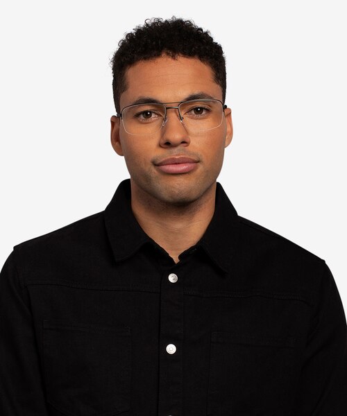 Yorkville Gunmetal MetalEyeglass Frames for Men from EyeBuyDirect