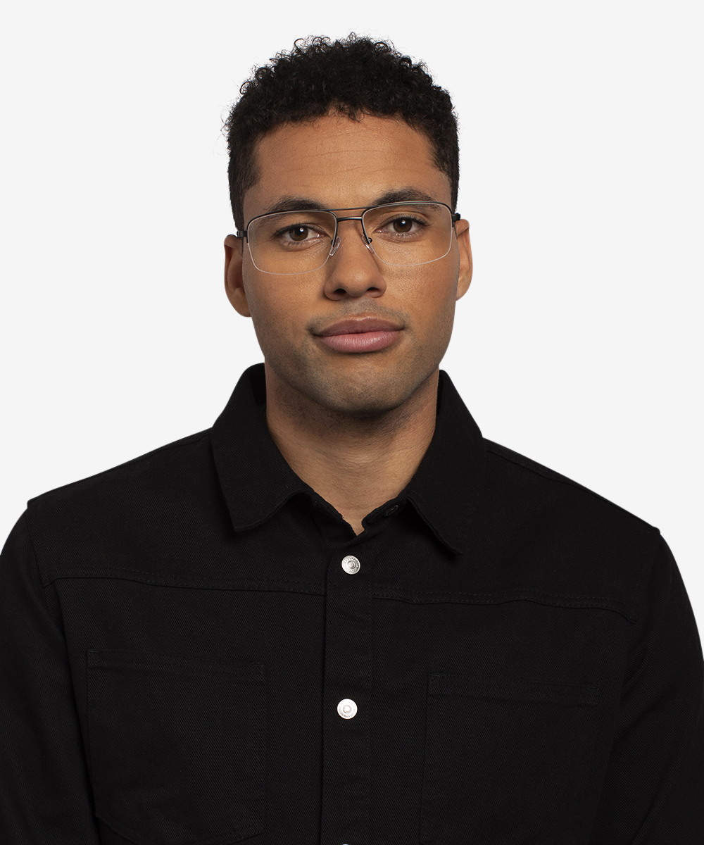 Yorkville Aviator Gunmetal Glasses for Men Eyebuydirect