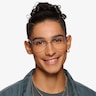Piccadilly Silver Dark Blue AcetateEyeglass Frames for Men from EyeBuyDirect