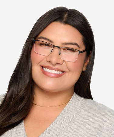 Matte Black Kinetic -  Metal Eyeglasses