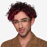 Taxi Green Silver Black MetalEyeglass Frames for Men from EyeBuyDirect