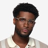 Andie Gold MetalEyeglass Frames for Men from EyeBuyDirect