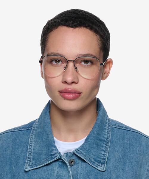 Noir Andie -  Métal Lunettes de vue