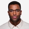 Beau Black Plastic-metalEyeglass Frames for Men from EyeBuyDirect