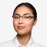 Beau Black Plastic-metalEyeglass Frames for Women from EyeBuyDirect