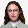 Genbu Black Acetate-metalMontures de lunettes de vue pour Femmes d'EyeBuyDirect