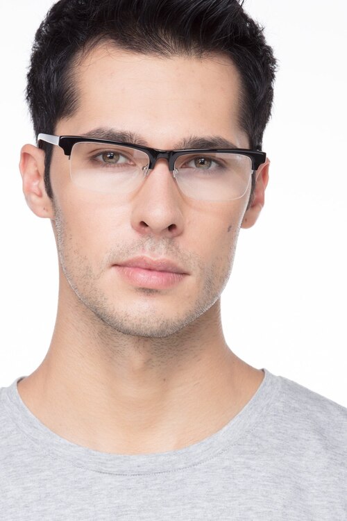 Onyx Black AcetateEyeglass Frames for Men from EyeBuyDirect