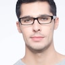 Dieppe Noir AcétateMontures de lunettes de vue pour Hommes d'EyeBuyDirect