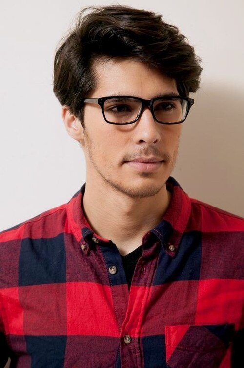 Dauphin Black & Grey AcétateMontures de lunettes de vue pour Hommes d'EyeBuyDirect