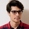 Dauphin Black & Grey AcétateMontures de lunettes de vue pour Hommes d'EyeBuyDirect