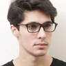 Dauphin Brun AcétateMontures de lunettes de vue pour Hommes d'EyeBuyDirect
