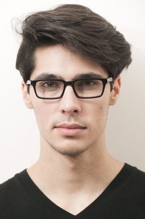 HT9335 Black & Purple AcetateEyeglass Frames for Men from EyeBuyDirect