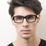P7515 Black & Orange AcetateEyeglass Frames for Men from EyeBuyDirect