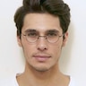 Abaza Black MetalEyeglass Frames for Men from EyeBuyDirect