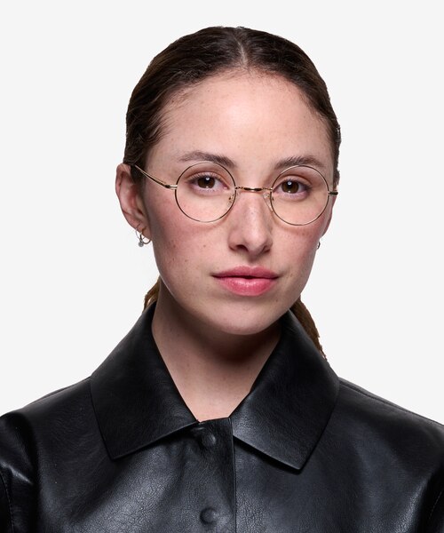 Abazam Golden MetalEyeglass Frames for Women from EyeBuyDirect