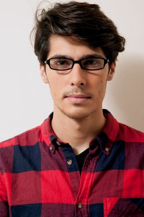 Luninets Black AcetateEyeglass Frames for Men from EyeBuyDirect