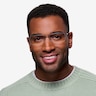 Kanick Gunmetal TitaniumEyeglass Frames for Men from EyeBuyDirect