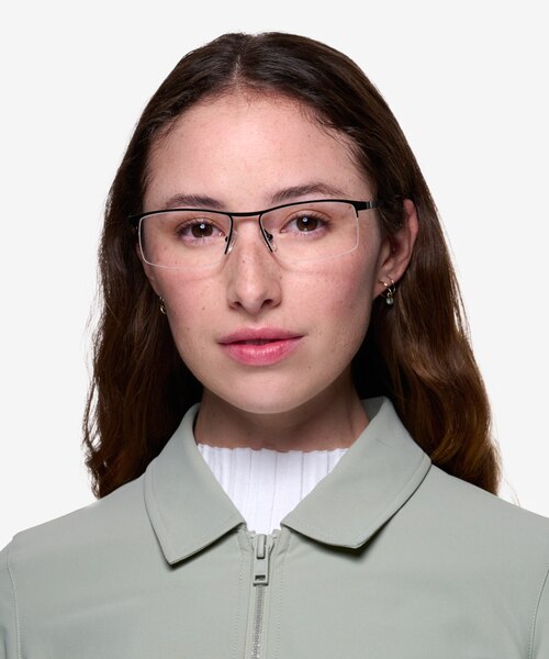 Lake Black TitaniumEyeglass Frames for Women from EyeBuyDirect
