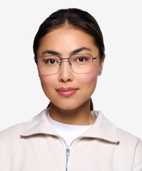 James Noir TitaniumMontures de lunettes de vue pour Femmes d'EyeBuyDirect
