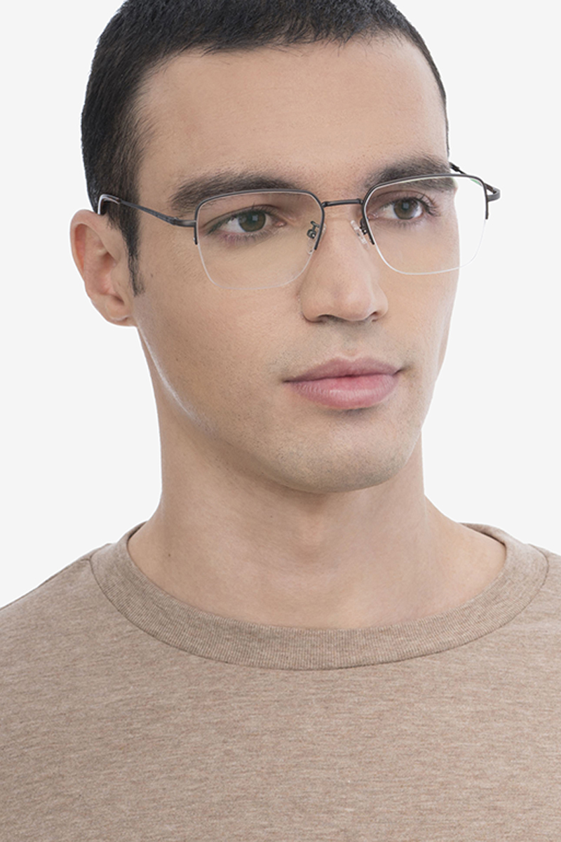 James Sleek SemiRimless Titanium Frames Eyebuydirect