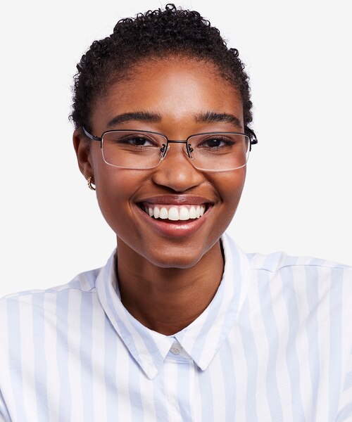 Remington Black TitaniumEyeglass Frames for Women from EyeBuyDirect