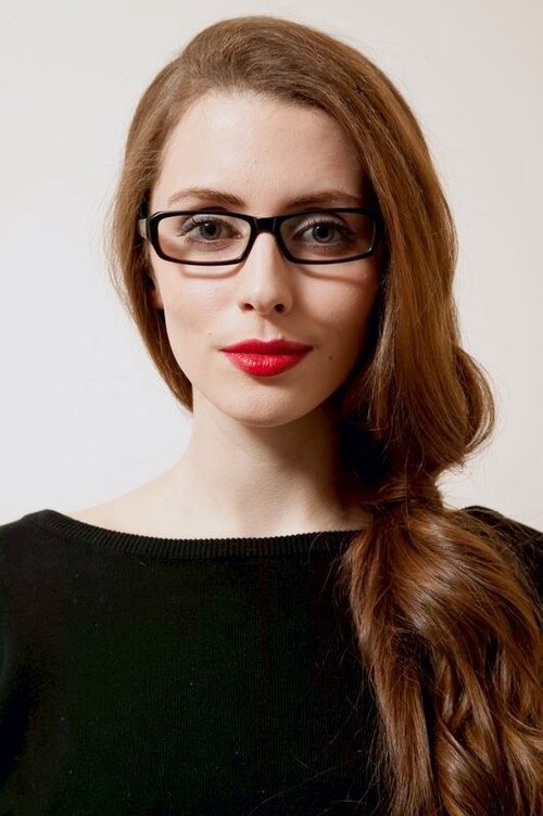 Carpi Black & Red AcetateEyeglass Frames for Women from EyeBuyDirect