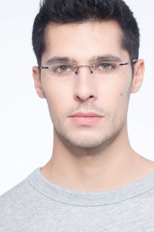 Matera Black MetalEyeglass Frames for Men from EyeBuyDirect