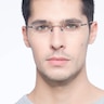Matera Black MetalEyeglass Frames for Men from EyeBuyDirect
