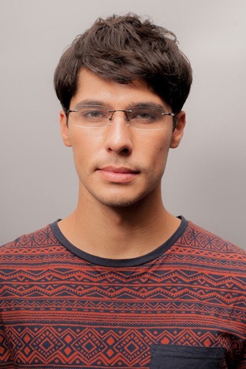 Laredo Black MetalEyeglass Frames for Men from EyeBuyDirect